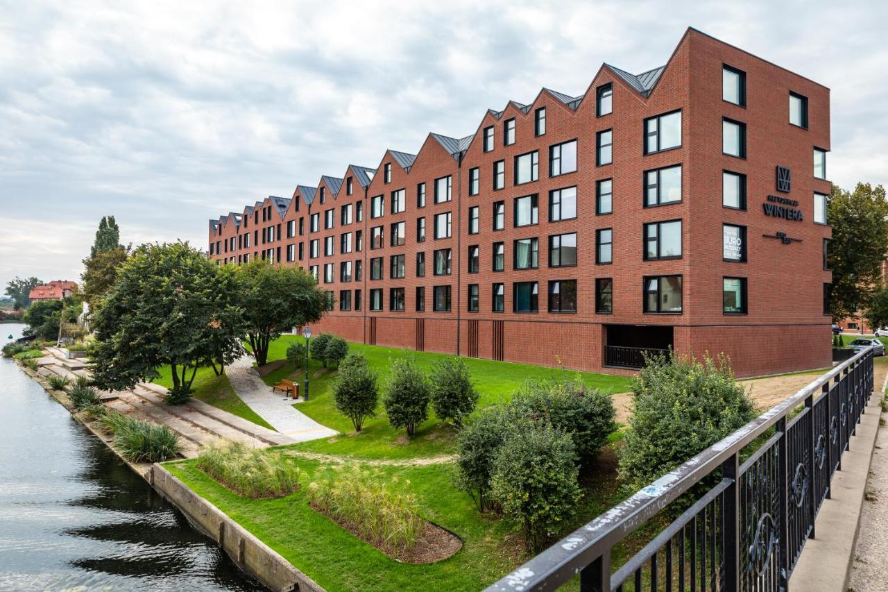 Pobookowane River View Apartments 格但斯克 外观 照片