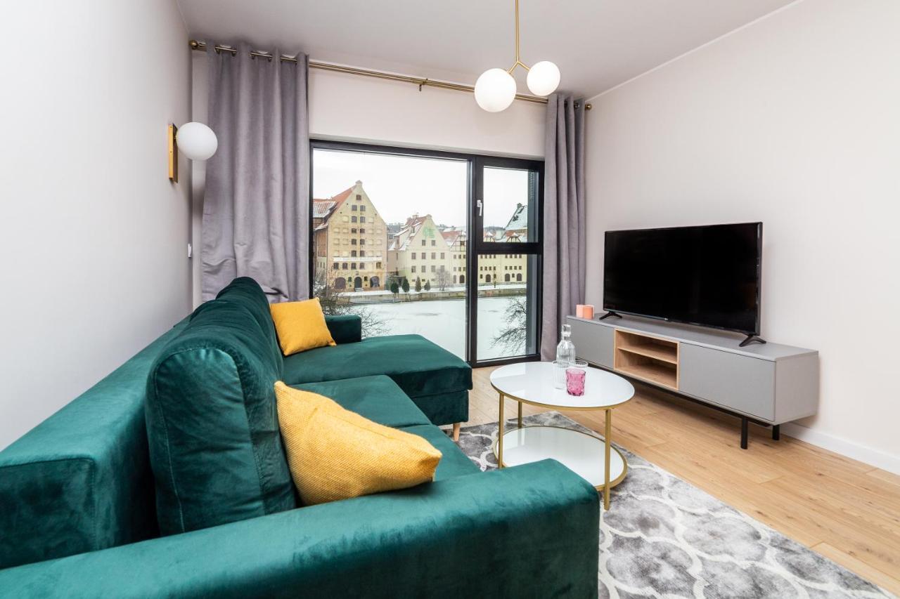 Pobookowane River View Apartments 格但斯克 外观 照片