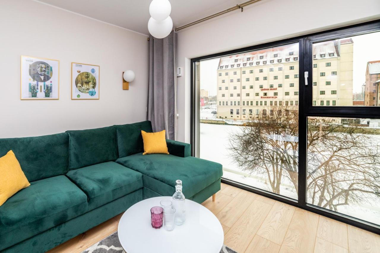 Pobookowane River View Apartments 格但斯克 外观 照片