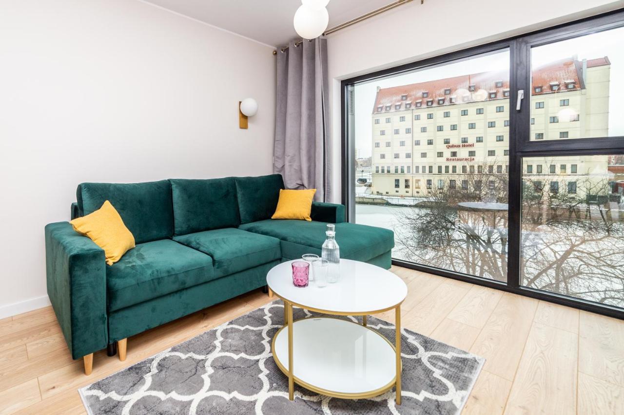 Pobookowane River View Apartments 格但斯克 外观 照片