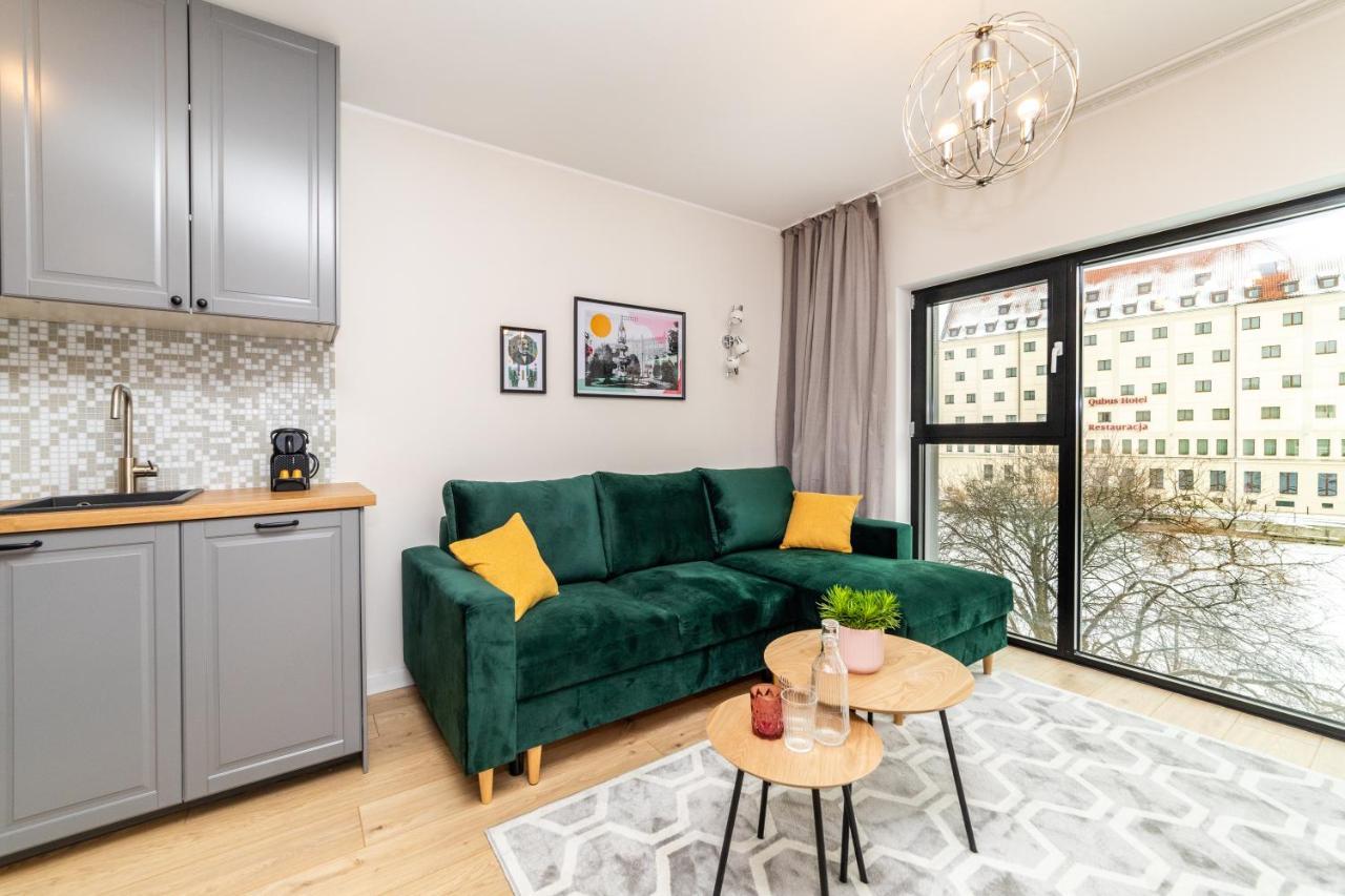 Pobookowane River View Apartments 格但斯克 外观 照片