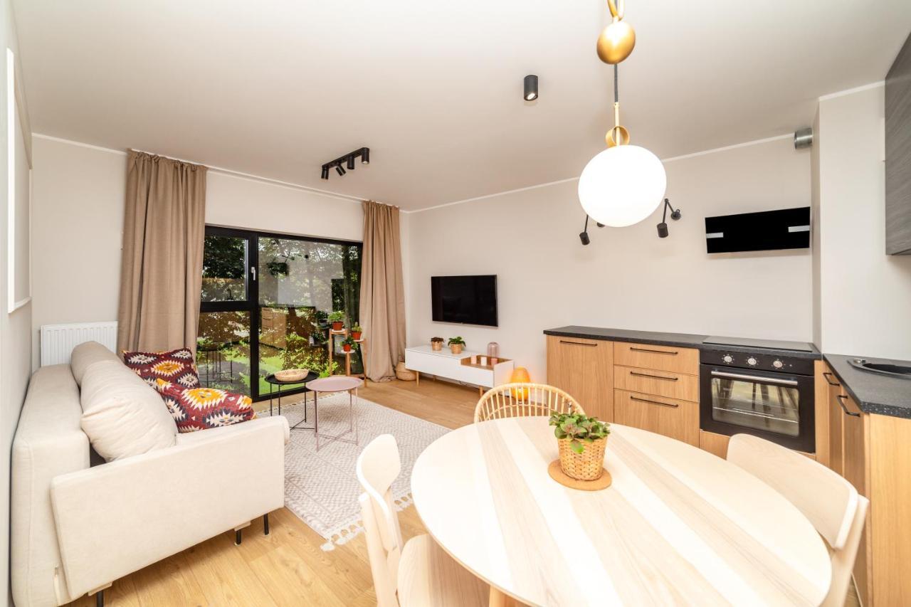 Pobookowane River View Apartments 格但斯克 外观 照片