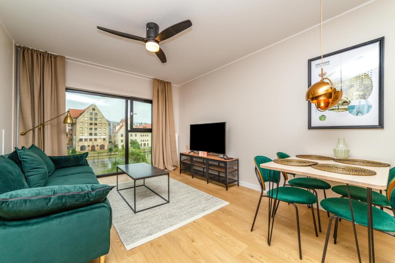 Pobookowane River View Apartments 格但斯克 外观 照片