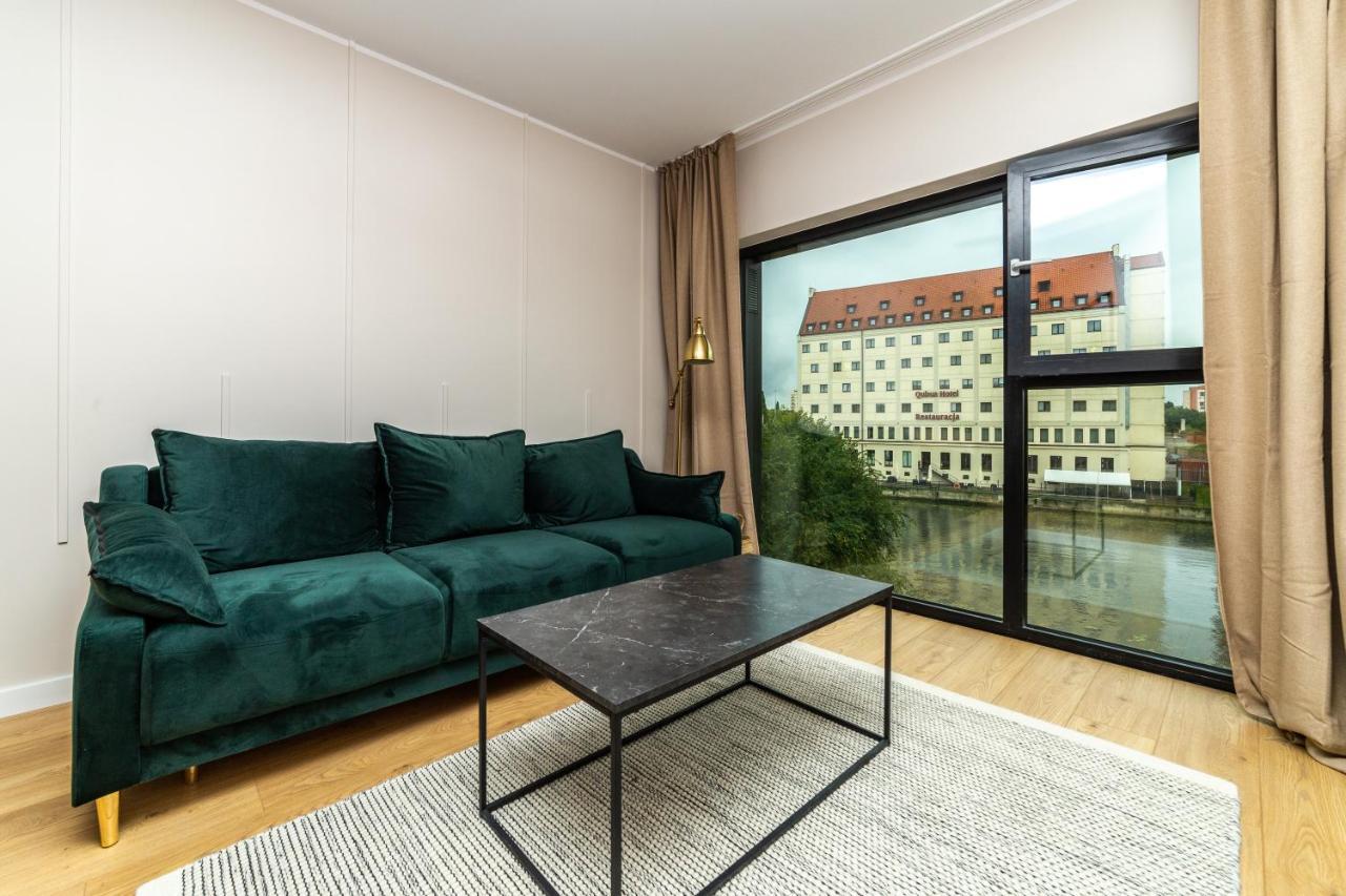 Pobookowane River View Apartments 格但斯克 外观 照片