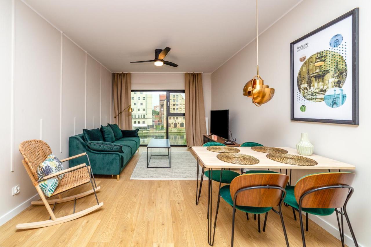 Pobookowane River View Apartments 格但斯克 外观 照片