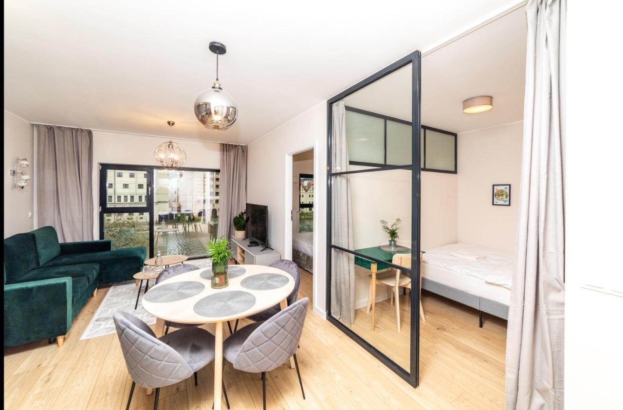 Pobookowane River View Apartments 格但斯克 外观 照片