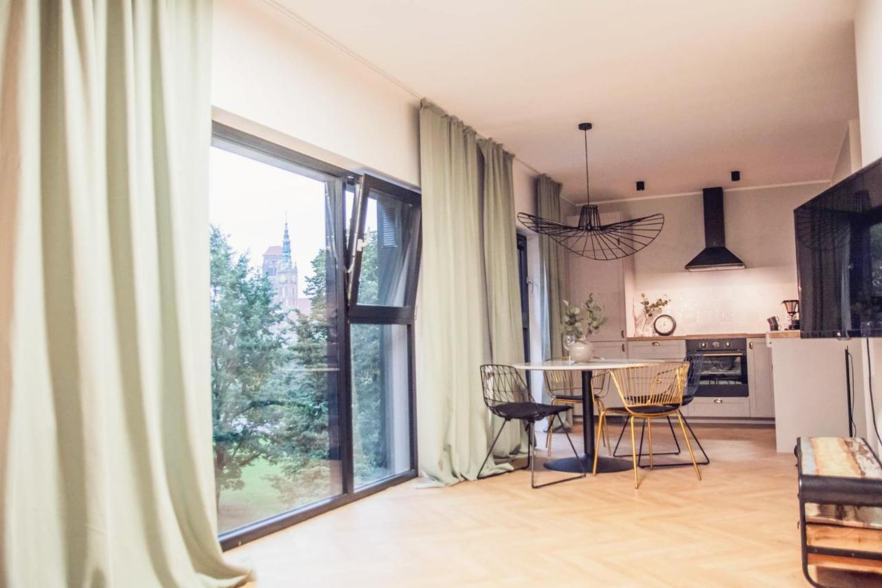Pobookowane River View Apartments 格但斯克 外观 照片