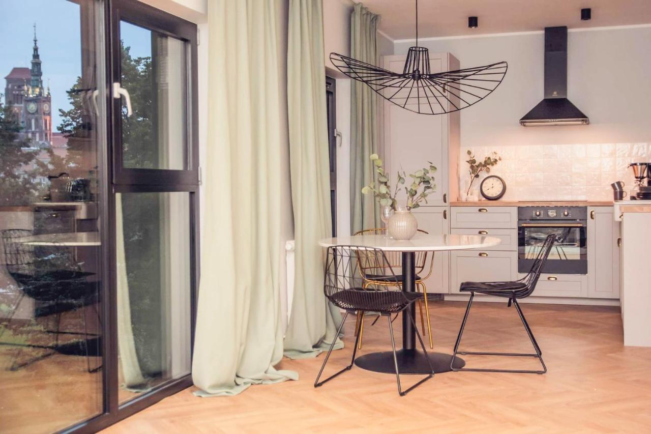 Pobookowane River View Apartments 格但斯克 外观 照片